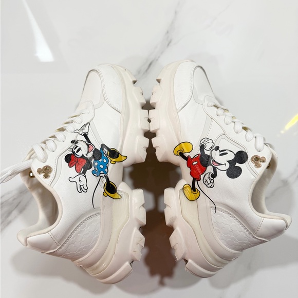Aldo X Disney 100th Anniversary Chunky Platform Trainer Jogger Size 11 Sneakers - Picture 8 of 9